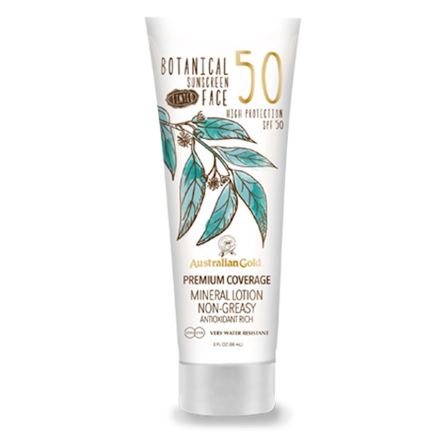 Botanical Sunscreen face SPF50 broad very high Torino